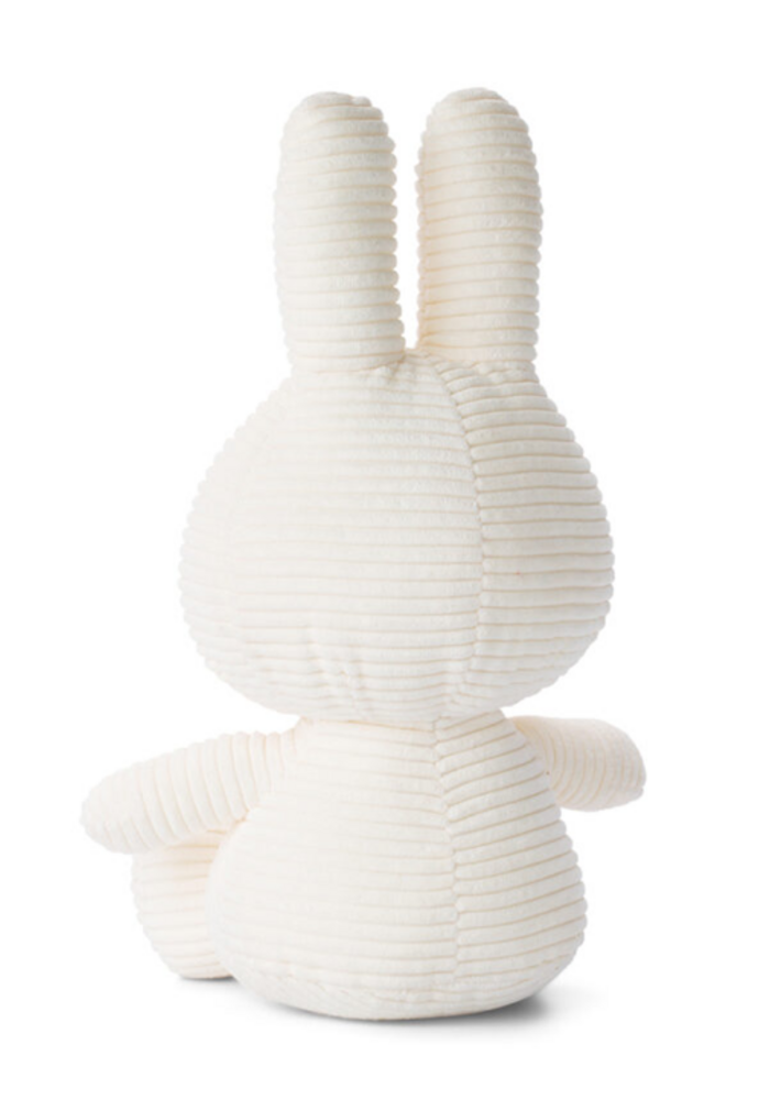 Nijntje - Miffy Sitting Corduroy Offwhite - 33 cm