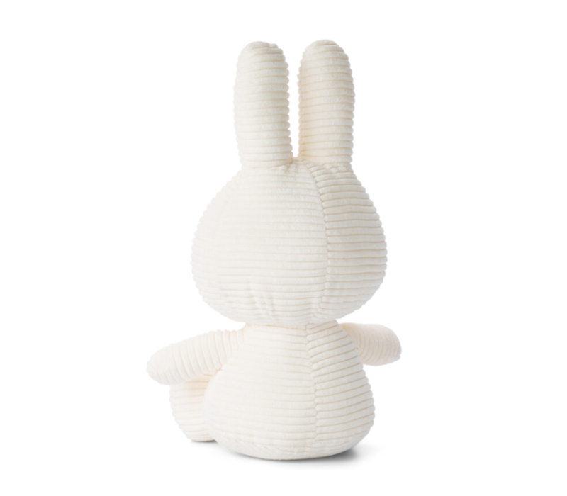 Nijntje - Miffy Sitting Corduroy Offwhite - 33 cm
