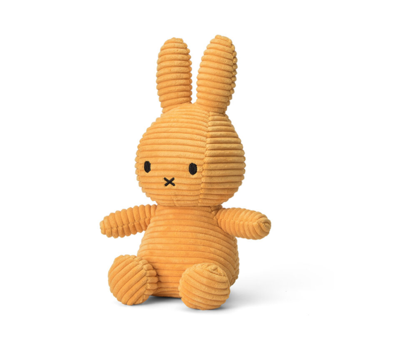 Nijntje - Miffy Sitting Corduroy Yellow -23 cm