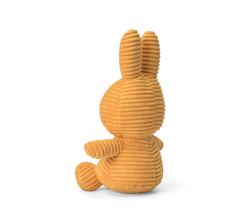 Nijntje - Miffy Sitting Corduroy Yellow -23 cm