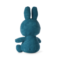 Nijntje - Miffy Sitting Eco Corduroy Aviator Blue -23 cm