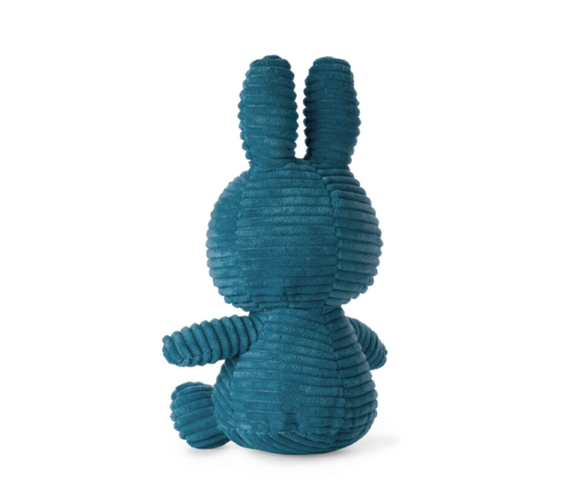 Nijntje - Miffy Sitting Eco Corduroy Aviator Blue -23 cm