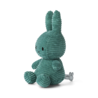 Nijntje - Miffy Sitting Corduroy Green -23 cm