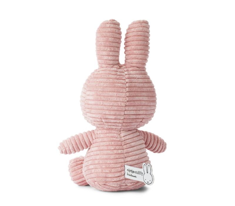 Nijntje - Miffy Sitting Corduroy Pink -23 cm