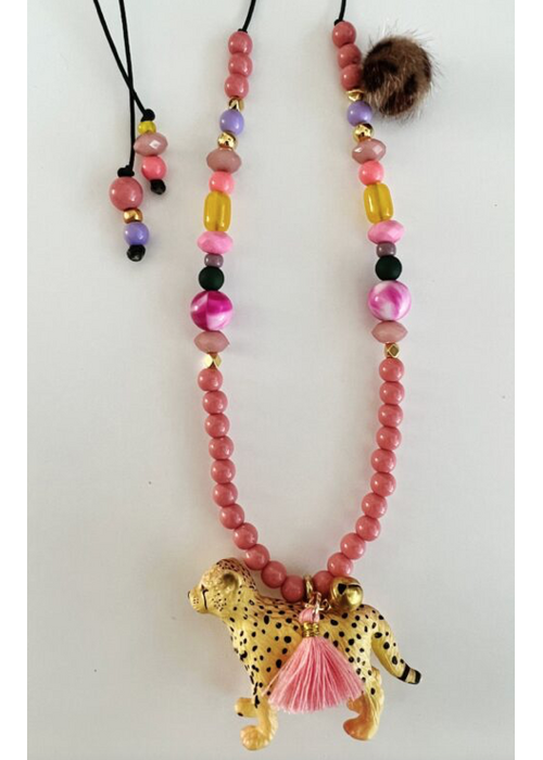 ByMelo ByMelo Dierenketting Lou luipaard