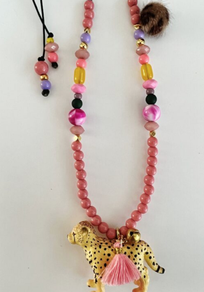 ByMelo Dierenketting Lou luipaard