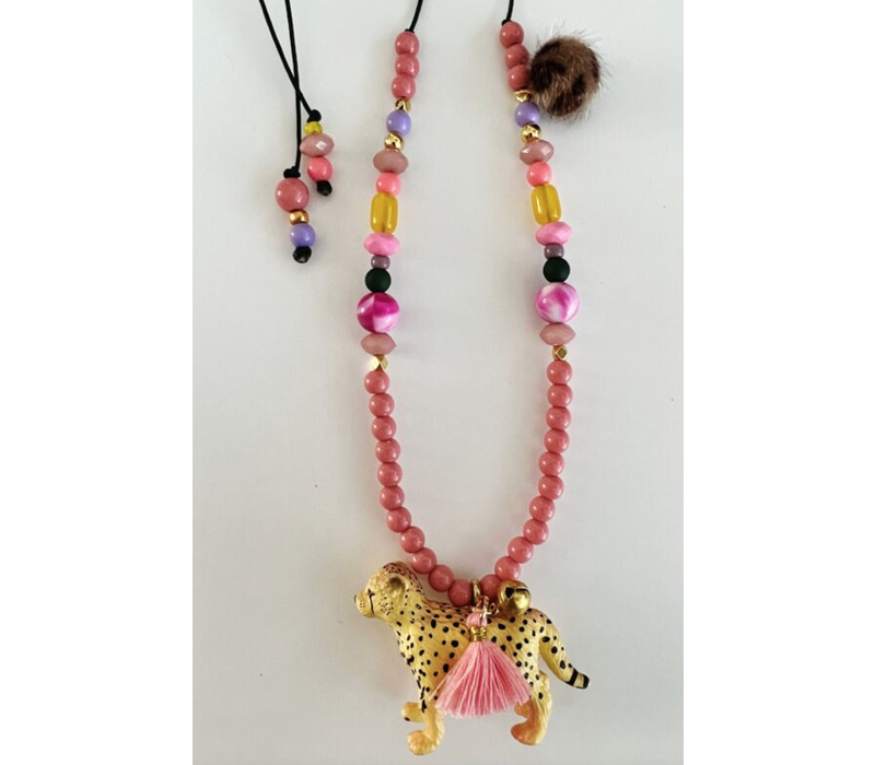 ByMelo Dierenketting Lou luipaard