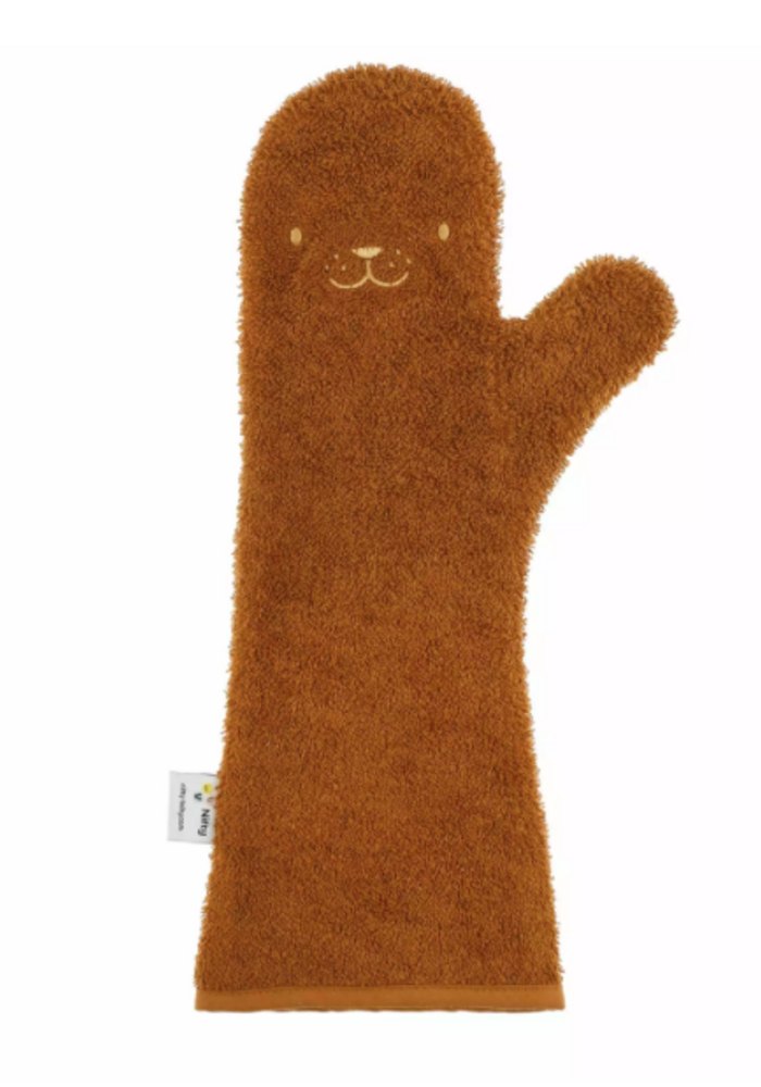 Baby shower glove seal Caramel