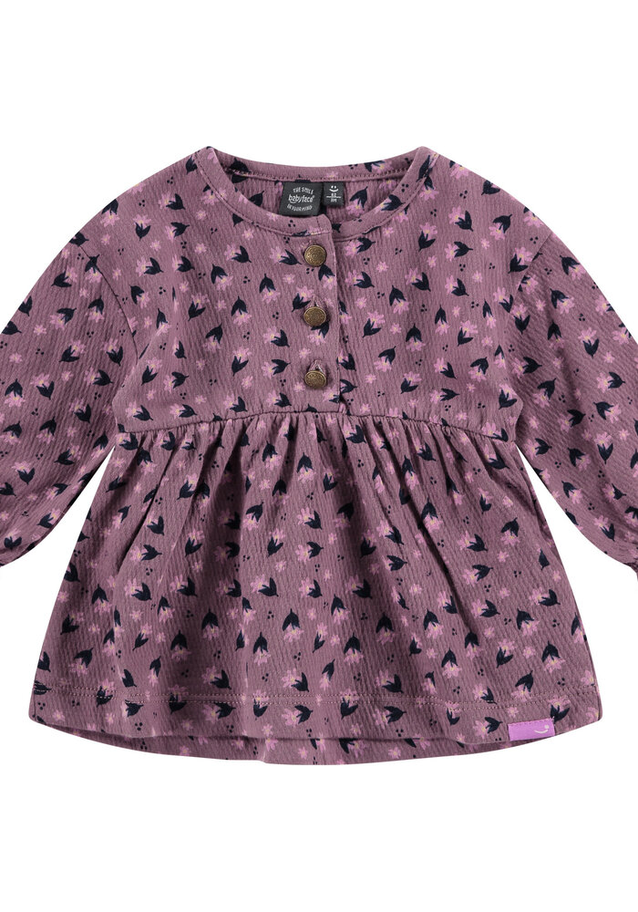 Babyface baby girls t-shirt long sleeve plum
