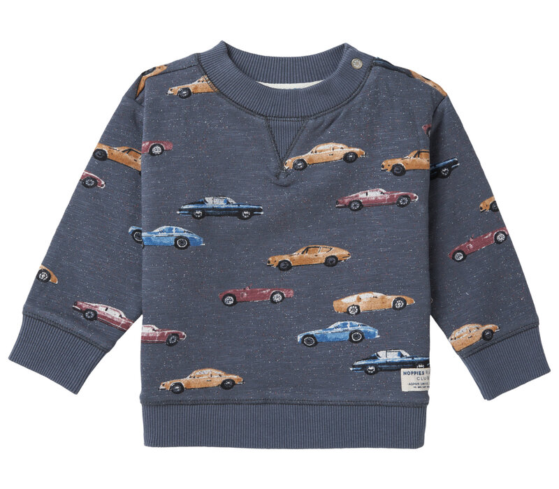 Noppies Boys sweater Tusculum long sleeve allover print Turbulence