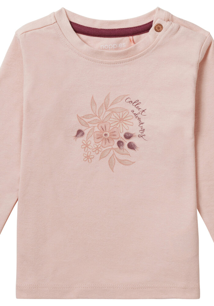 Noppies Girls tee Varanasi long sleeve Evening Sand