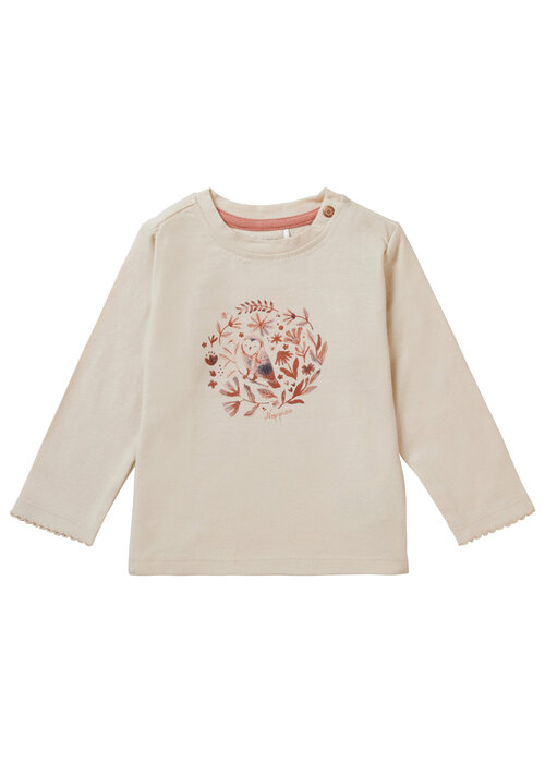 Noppies Noppies Girls tee Villeneuve long sleeve Sandshell