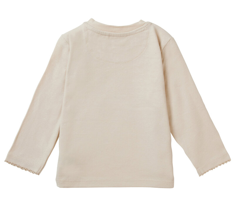 Noppies Girls tee Villeneuve long sleeve Sandshell