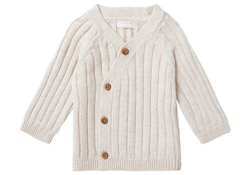 Noppies Noppies Unisex cardigan Tyrone long sleeve Oatmeal