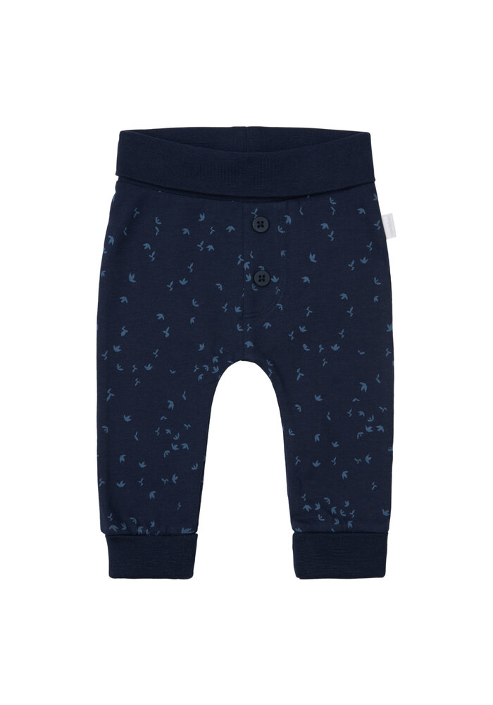 Noppies Unisex Pants Nicea regular fit allover print Black Iris