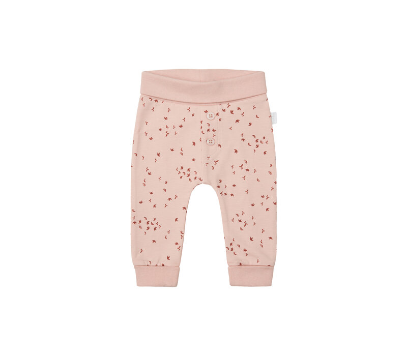 Noppies Unisex Pants Nicea regular fit allover print Rose Smoke