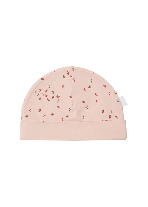 Noppies Noppies Unisex Hat Navar reversible allover print Rose Smoke