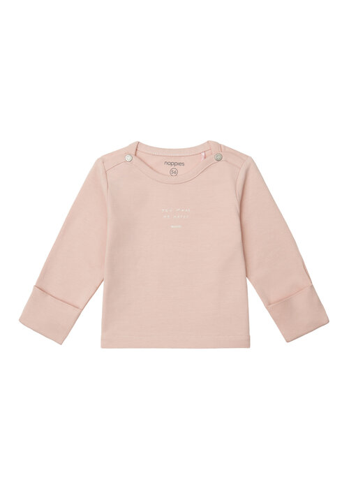 Noppies Noppies Unisex Tee Neisse long sleeve Rose Smoke