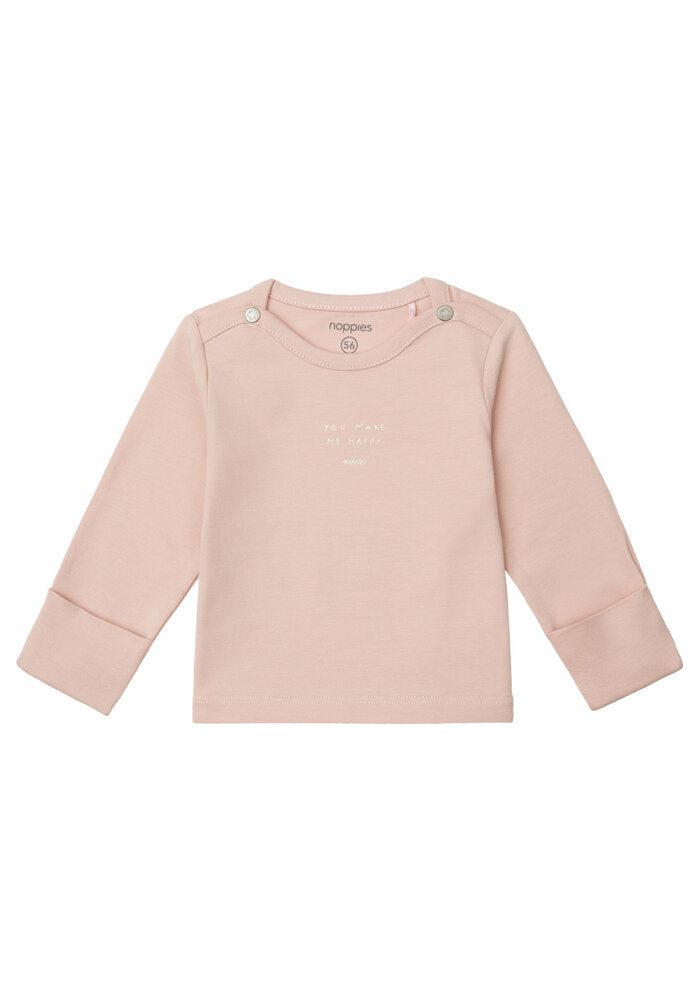 Noppies Unisex Tee Neisse long sleeve Rose Smoke