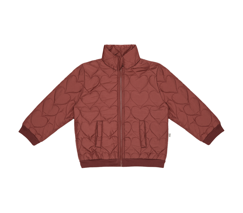 House of Jamie Quilted Jacket Cherry Red