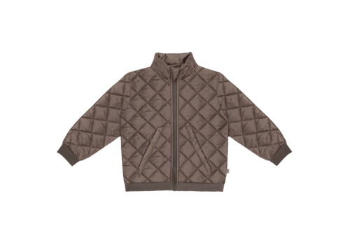 House of Jamie House of Jamie Quilted Jacket Dark Mushroom