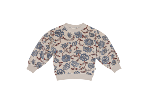 House of Jamie House of Jamie Balloon Sweater French Grey Flowers