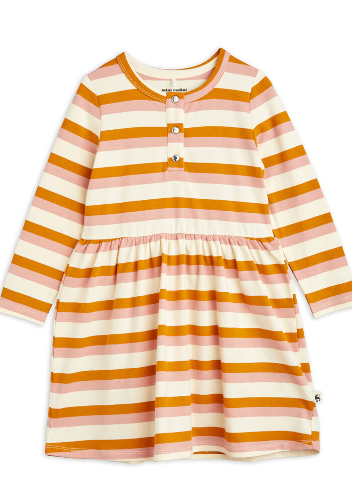 Mini Rodini Stripe YD ls dress Multi