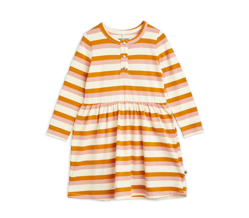 Mini Rodini Stripe YD ls dress Multi