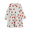 Mini Rodini Mini Rodini Hearts aop ls dress Grey