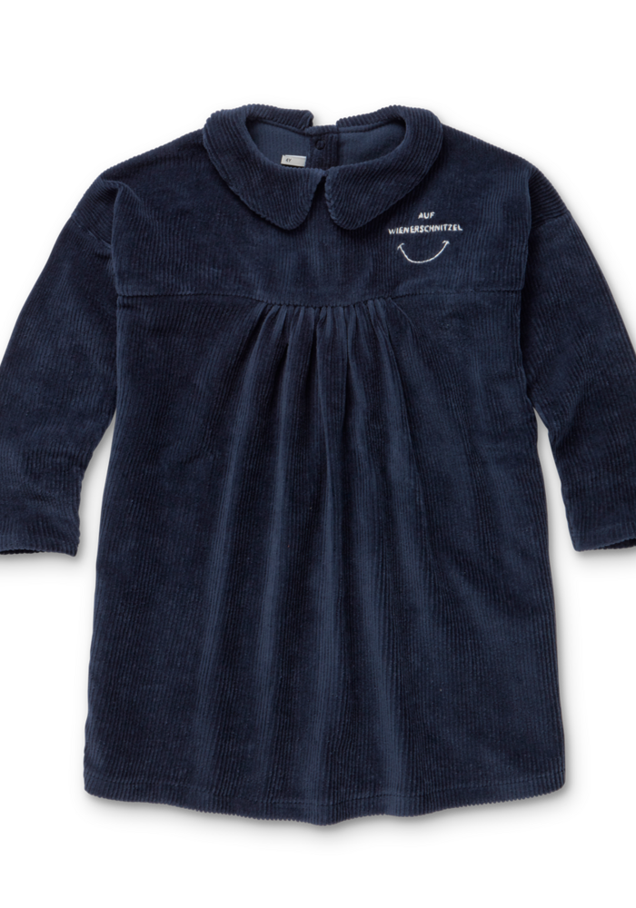 Sproet & Sprout Dress jersey corduroy Auf wiederschnitzel Mood indigo