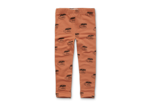 Sproet & Sprout Sproet & Sprout Legging Schoko print  Café