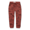 Sproet & Sprout Sproet & Sprout Sweatpants pockets Marmot print Barn red