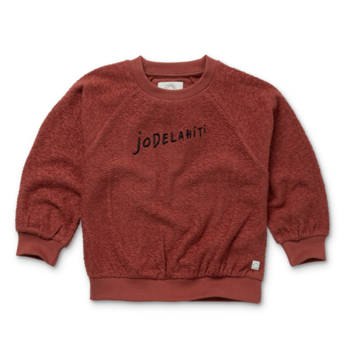Sproet & Sprout Sweatshirt raglan Jodelahiti Barn red 
