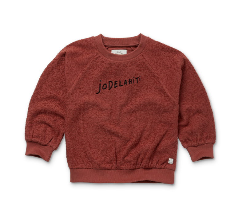 Sproet & Sprout Sweatshirt raglan Jodelahiti Barn red