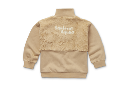 Sproet & Sprout Sproet & Sprout Sweatshirt teddy Squirrel squad Nougat