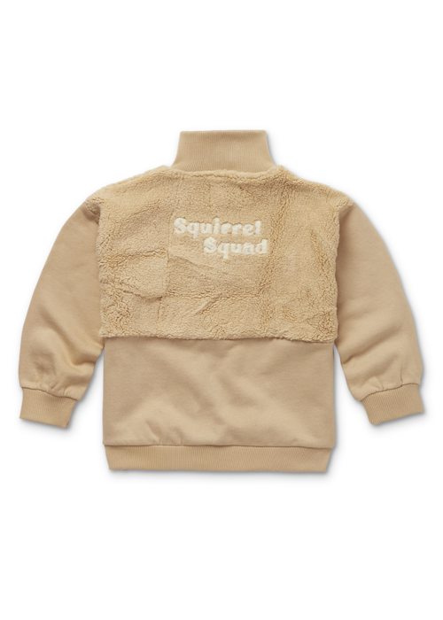 Sproet & Sprout Sproet & Sprout Sweatshirt teddy Squirrel squad Nougat