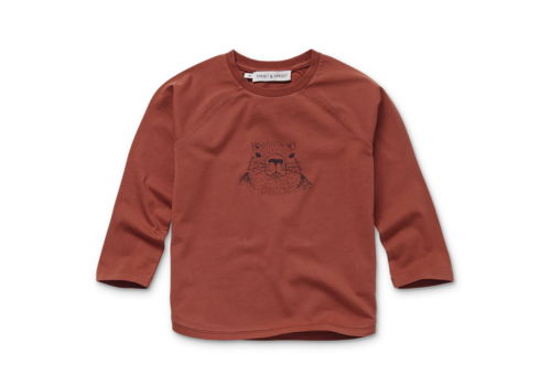 Sproet & Sprout Sproet & Sprout T-shirt raglan Marmot  Barn red