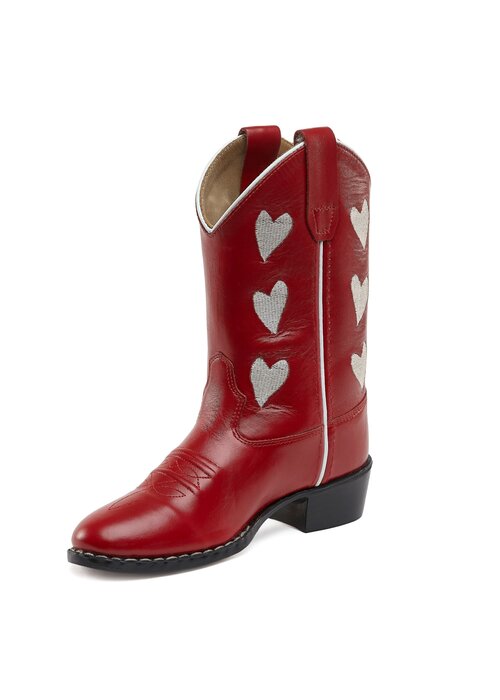 Bootstock Bootstock Hearts Red kids