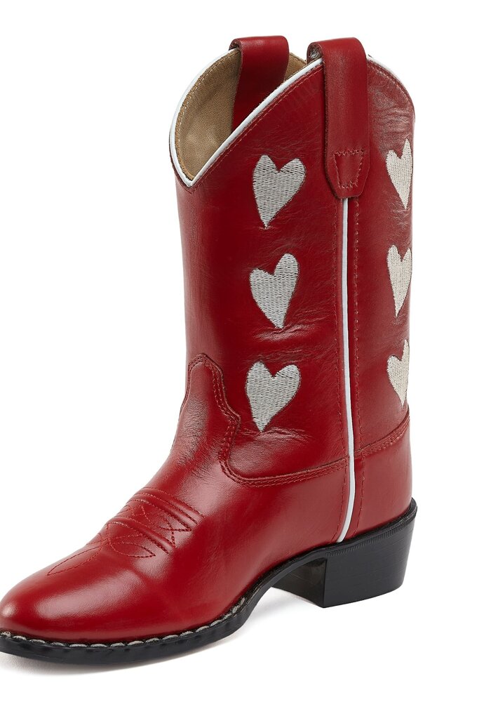 Bootstock Hearts Red kids