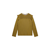 Moodstreet Moodstreet Girls ruffle smock longsleeve Moss Moodstreet Moodstreet Girls ruffle smock longsleeve Moss