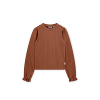 Moodstreet Girls knitted longsleeve Camel