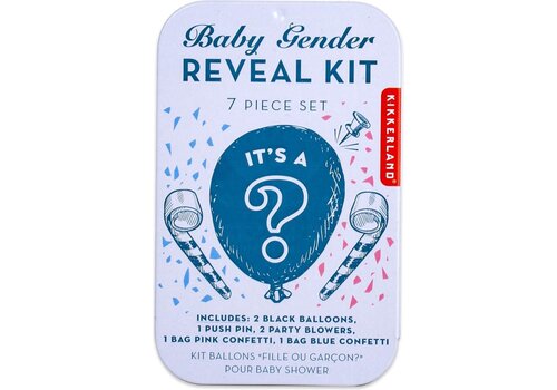 Kikkerland Baby gender reveal kit