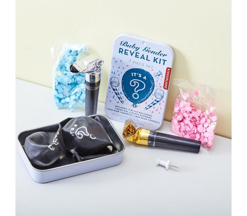 Baby gender reveal kit