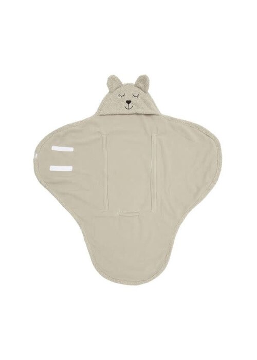 Jollein Jollein Wikkeldeken Bear Olive green