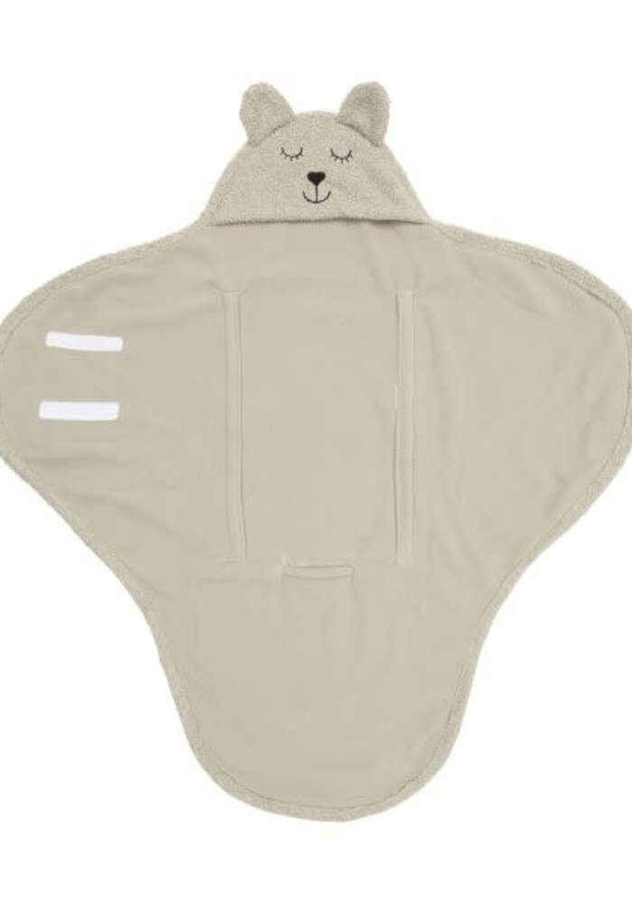 Jollein Wikkeldeken Bear Olive green