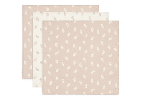 Jollein Jollein Hydrofiel Multi Doek Small 70x70 Twig Wild Rose (3-pack)