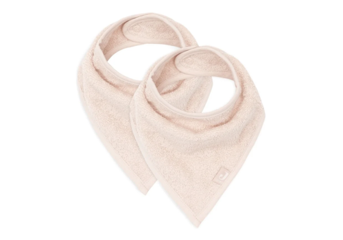 Jollein Jollein  Slab bandana  Pale pink (2pack)