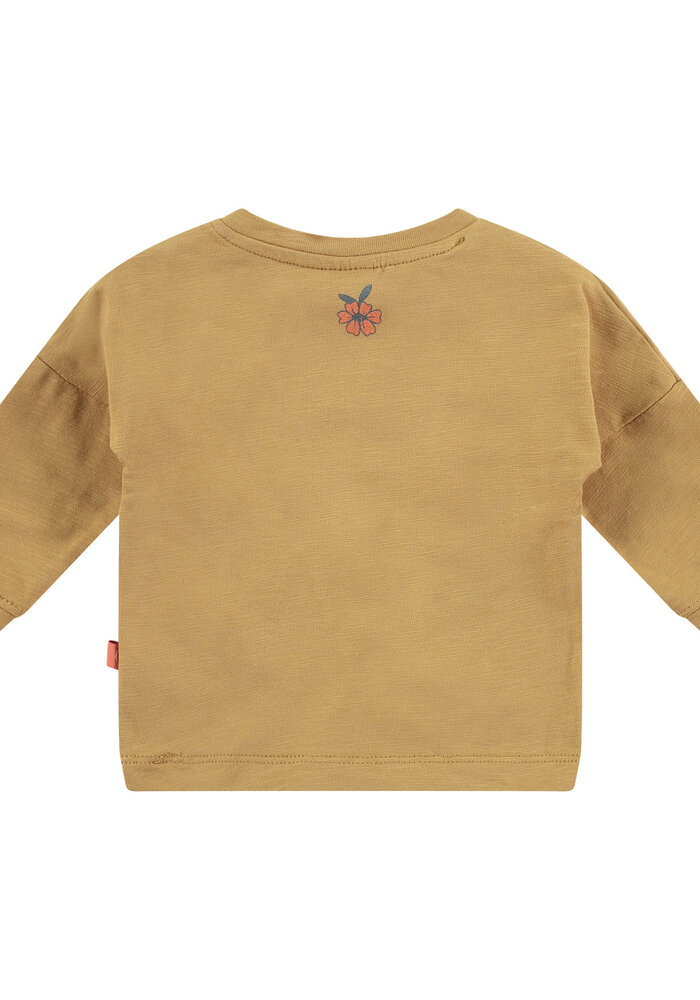 Babyface baby girls t-shirt long sleeve curry