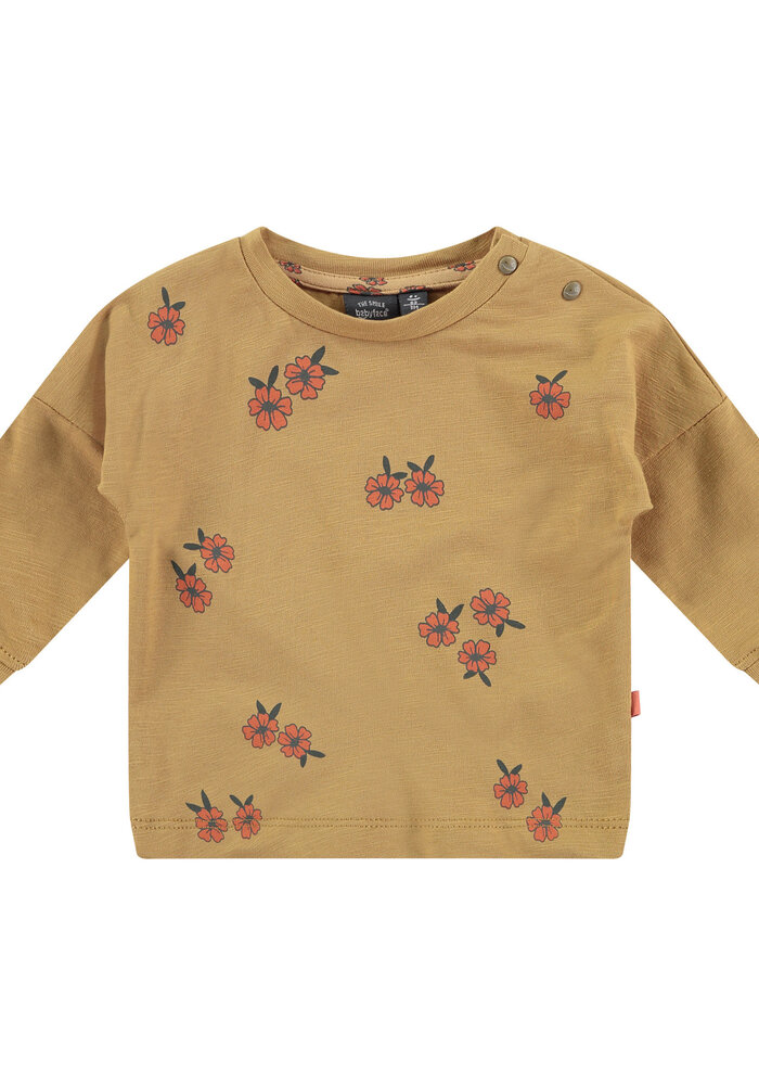 Babyface baby girls t-shirt long sleeve curry