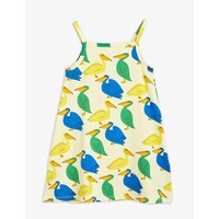 Mini Rodini Pelican aop tank dress Yellow